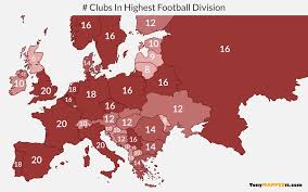 Interactive map of bundesliga football teams. The Current State Of European Football Explained In 5 Maps And 6 Charts Tony Mapped It