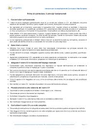 Cv è l'abbreviazione della parola latina curriculum vitae e significa, tradotto letteralmente, corso delle delle vicende legate allo studio e al lavoro di una persona. Pdf Cvinstructions Fabio De Benedittis Academia Edu