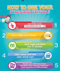 If you're just new to credit, you might consider the applying for a credit card can usually be done online, over the phone or in person, depending on the issuer. Ktmb 03 2267 1200 On Twitter To All Ktm I Card Student Holders Below Are The Step You Can Refer On How To Use Ktmi Card Virtual Https T Co P3m3ro6buy Twitter