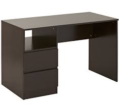 Do your teens study in their own rooms or in the family / common rooms? Como Desk In Black Brown Fantastic Furniture