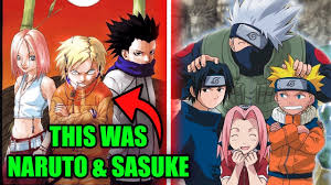 The Naruto & Sasuke Story EVERYONE Forgot About - THEN vs NOW! (How Naruto's  Manga Was Created) - YouTube