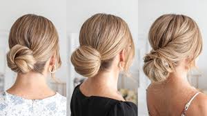 One of the hairstyles that will be quite popular this spring is the low bun. 3 Fall Low Buns Easy Hairstyles Missy Sue Youtube