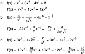 2.1 melatih diri bersikap konsisten, rasaingin tahu, bersifat kritis, jujur serta responsif dalam memecahkan masalah matematika, bidangilmu lain, dan masalah nyata kehidupan. Tentukan Turunan Fungsi Fungsi Berikut A F X X7 3x5 4x3 8 Mas Dayat