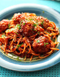 Spaghetti With Chicken Meatballs Backtoschool Sundaysupper Recipe Chicken Meatballs Chicken Spaghetti Easy Family Meals