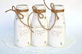 $11.29 small white milk bottle capecod nantucket ceramic. Milk Bottle Decor White Milk Bottles White Painted Bottles Etsy In 2021 Milk Bottle Decor Bottles Decoration Starbucks Bottle Crafts