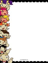 Smiling Kids Border Clip Art Freebies Page Borders Scrapbook Frames