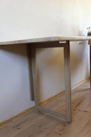 Wall Folding Table In Solid Oak Wall Mounted Drop Leaf Table Etsy In 2020 Wall Mounted Folding Table Wall Mounted Table Wall Table Diy