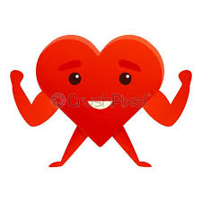 From the body to the heart. Healthy Heart Cardiac Icon Cartoon Style Stock Vector Crushpixel