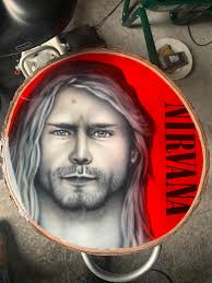 Wow! What a wild airbrush project! I have the best clients in the world! I  got to airbrush this massive 3 foot panel for a student at Clemson. Thats  so awesome!