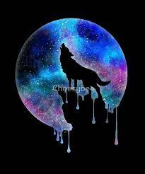 He's also a brutal fighter with regenerative abilities that make him virtually indestructible. Laminas Artisticas Lobo Aullador Luna Llena Acuarela Arte Tendencia Salpicadura Regalo Universo Esp Wolf Silhouette Galaxy Painting Galaxy Art