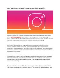 Send them a request asking permission for following them. How To View A Private Instagram Account By Shehroz Haider Issuu