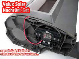 Dem bestellten rollladen liegt daher eine mehr als sechzigseitige einbaubroschüre bei, die auch für eine. Velux Rollladen Solar Nachrust Set Montageanleitung Youtube