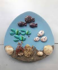 Akvaryum Tas Tasarim Pano Tas Tasarim Elemegi Handmade Tassanati Tastasarim Nealsam Hediyelik Pano Tas Akvaryum Balik Deniz De Taslar Sanat Balik