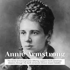 As Arkansas Baptists, we all have probably heard three ladies' names: Dixie  Jackson, Annie Armstrong, and Lottie Moon. Each of these ladies were  passionate about sharing the Gospel, which led to having