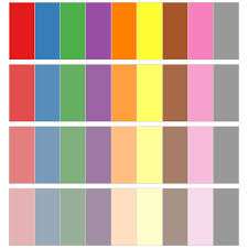Also, be wary of choosing colors that are too closely related, as they may blend together and wash out your design. R Reducing Colour Saturation Of A Colour Palette Stack Overflow