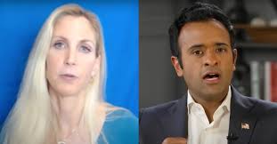 Ann Coulter slammed after making a stunningly racist admission To Vivek  Ramaswamy. More below.