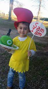 Sam I Am Costume For Dr Seuss Day At School Dr Seuss Diy Halloween Mysewingprojects Diy Costumes Kids Dr Seuss Costumes Sam I Am Costume Diy Kids