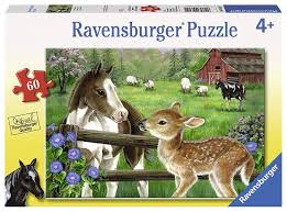 Buy ravensburger jigsaws & puzzles and get the best deals at the lowest prices on ebay! Ravensburger New Neighbors 60 Piece Jigsaw Puzzle For Kids Every Piece Is Unique Pieces Fit Together Perfectly Buy Online In Bahamas At Bahamas Desertcart Com Productid 49747712