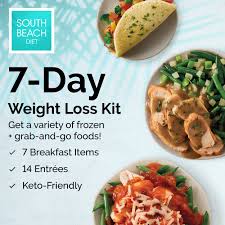 When shopping for frozen dinners, always check the label to ensure the product is made of real food ingredients you can. South Beach Diet Phase 1 Frozen Ready To Go 7 Day Weight Loss Kit 21 Meals Walmart Com Walmart Com