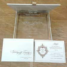 Vinas Invitation Acrylic Invitation Clear Perspex Invitation Hardbox Invitation Gold F Wedding Invitations Acrylic Invitations Acrylic Wedding Invitations