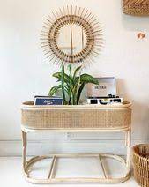 Botanica Double Caned Rattan Cubby Planter Natural Natural Etsy Diy Furniture Cheap Diy Furniture Renovation Rattan
