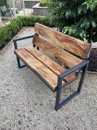 These are sure to give your outdoor space a makeover and elevate the. Oak And Steel Garden Bench Modern Landscape Design Garden Bench Steel Frame