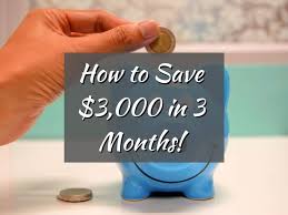Save $5000 in 26 weeks with this free printable to get started. How To Save 3000 In 3 Months Even If You Re Broke