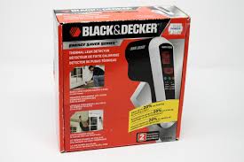 Reduce energy costs by detecting energy leaks in home with the black & decker thermal leak detector ($44). Black And Decker Thermal Leak Detector