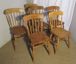 The only real hard part about shopping for them is spotting a set that's perfect for you at an affordable price. 6 Victorian Beech Elm Stick Back Kitchen Chairs Antiques Atlas