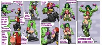 avengers, marvel, black widow, she-hulk, allesey - Rule 34 XYZ