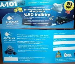 A101 Magazalari Antalya Aquarium Girise 50 Indirim Veriyor