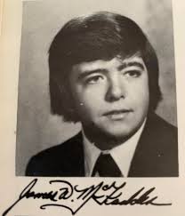 Sadly we lost another classmate, Jimmy McFadden. Kind person with the most  beautiful penmanship. He died