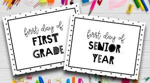 Maybe you would like to learn more about one of these? First Day Of School Free Printable Signs For Every Grade Lovely Planner