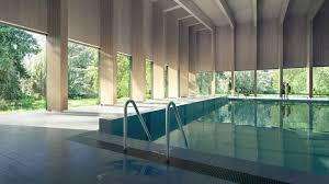 City Of London Freemen S School Swimming Pool Hawkins Brown Swimming Pool Architecture Indoor Swimming Pools Swimming Pools