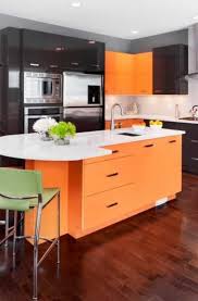 23 Orange Kitchen Cabinet Ideas In 2020 Orange Kitchen Kitchen Interior Burnt Orange Kitchen