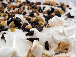 Meringue Rocky Road With Middle Eastern Flavours Lavender And Lime Recipe Rocky Road Dessert Recipes Tray Bakes