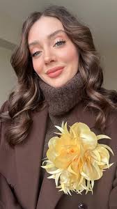 Oversized Flower Brooch: Gothic Halloween Costume Pin, White and Black Rose  Brooch