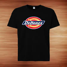 Details About Deftones Dickies Logo T Shirt Tee All Size 100 Cotton