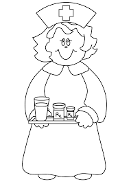 Printable Nurse Hat Coloring Nurse Coloring Pages Coloring Books Coloring Pages For Kids