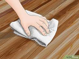 Please make sure that your mop is only damp, you do not want excess water getting under the pergo flooring since this could cause damage to your floor. 3 Ways To Stain Laminate Flooring Wikihow