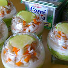Bulle De Fromage Frais Avocat Citron Vert Et Surimi Recette Au Fromage Recette Recette Recettes De Cuisine Surimi