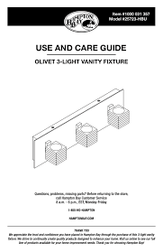 Check spelling or type a new query. Hampton Bay 25723 Hbu Installation Guide Manualzz