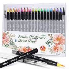 Shop Watercolor Brush Markers Pen Ohuhu 20 C At Artsy Sister In 2021 Watercolor Brush Pen Drawing Markers Watercolor Brushes