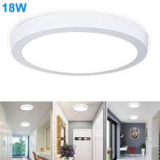 Discover prices, catalogues and new features. Surface Mounted Ceiling Lights 18w Led Flush Mount Ceiling Light Round 8 86 1400lm Replace120w Halogen Bulb Equivalent Daylight White 5000k Wall Fixture Lamps For Kitchen Dining Room Bathroom Buy Online In El