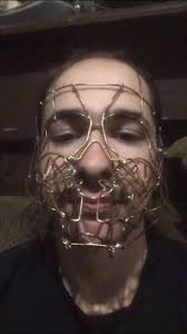 Making a mask pt.1 #metal #mask #cosplay #make #PlayByPlay #copper #costume  #handmade #timelapse #cool #badass #creature