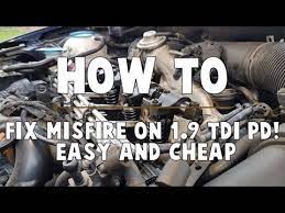 This video shows how to troubleshoot vw abs code 00283 this particular abs code is related to the left front. How To Fix Misfire In 1 9 Tdi Pd Easy And Cheap P1666 P0301 Youtube