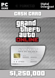 £9.14 / $14.28 / €10.85. Gta V Online Cash Card Great White Shark 1 250 000