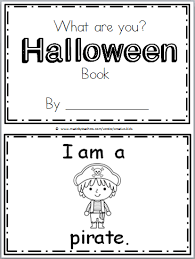 Halloween Book For Kindergarten 9 Pages Madebyteachers Kindergarten Books Kindergarten Mini Books Halloween Books For Kids