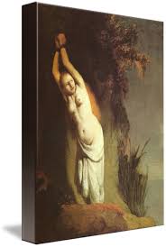 Perseus flew by on the winged horse pegasus, fell in love with andromeda, and asked cepheus for her hand. Andromeda Chained To A Rock By Artloversonline