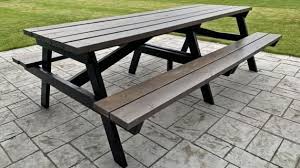 8 Foot Picnic Table In 2020 Picnic Table Farmhouse Table With Bench Diy Furniture Plans